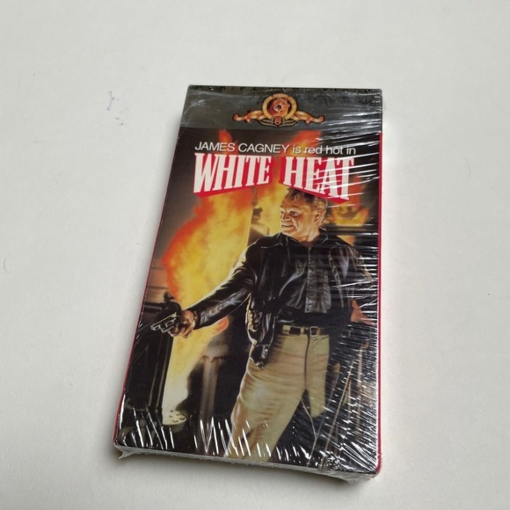 White Heat VHS James Cagney MGM Home Video Sealed Vintage Movie 1949‎